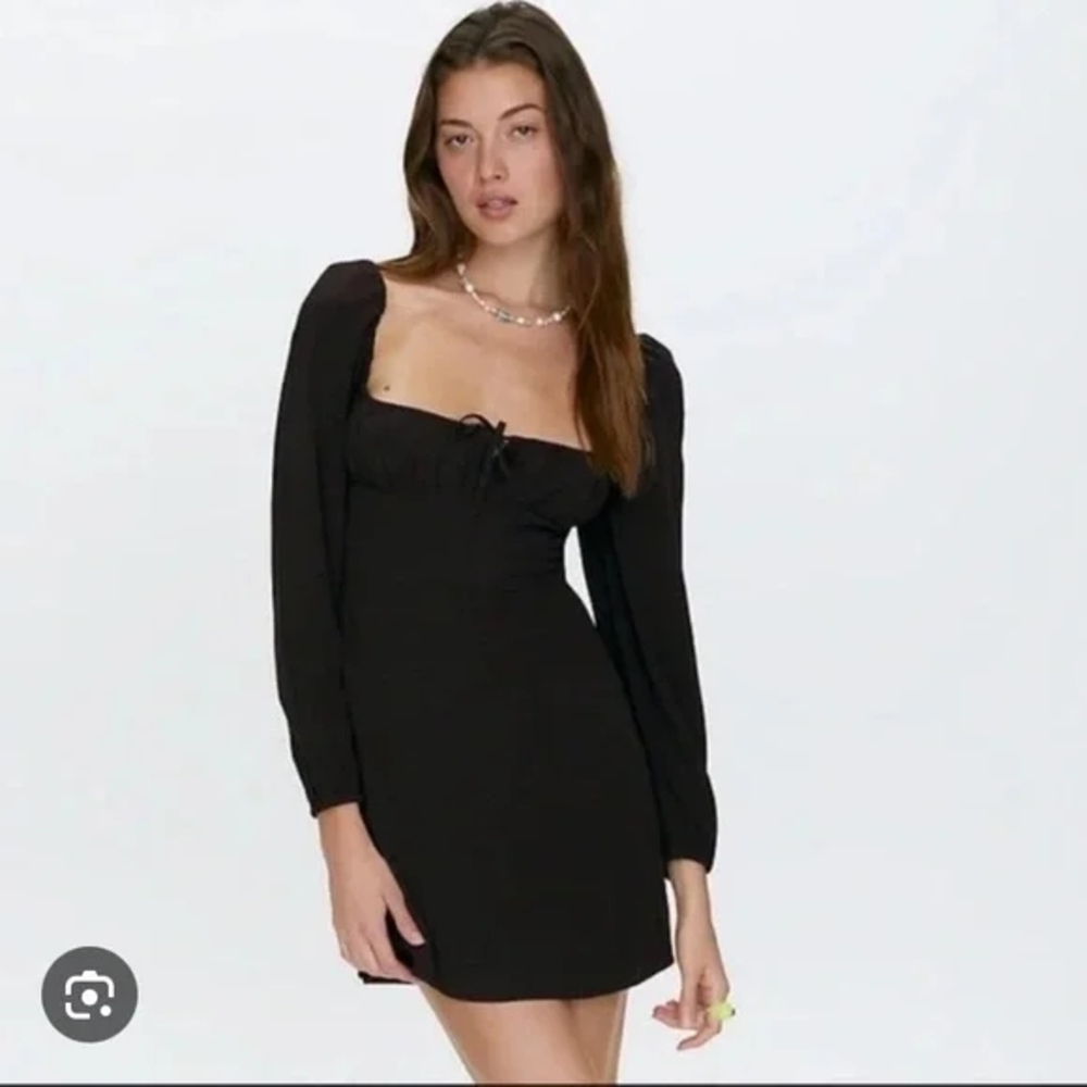 Sunday Best Black Long Sleeve Dress